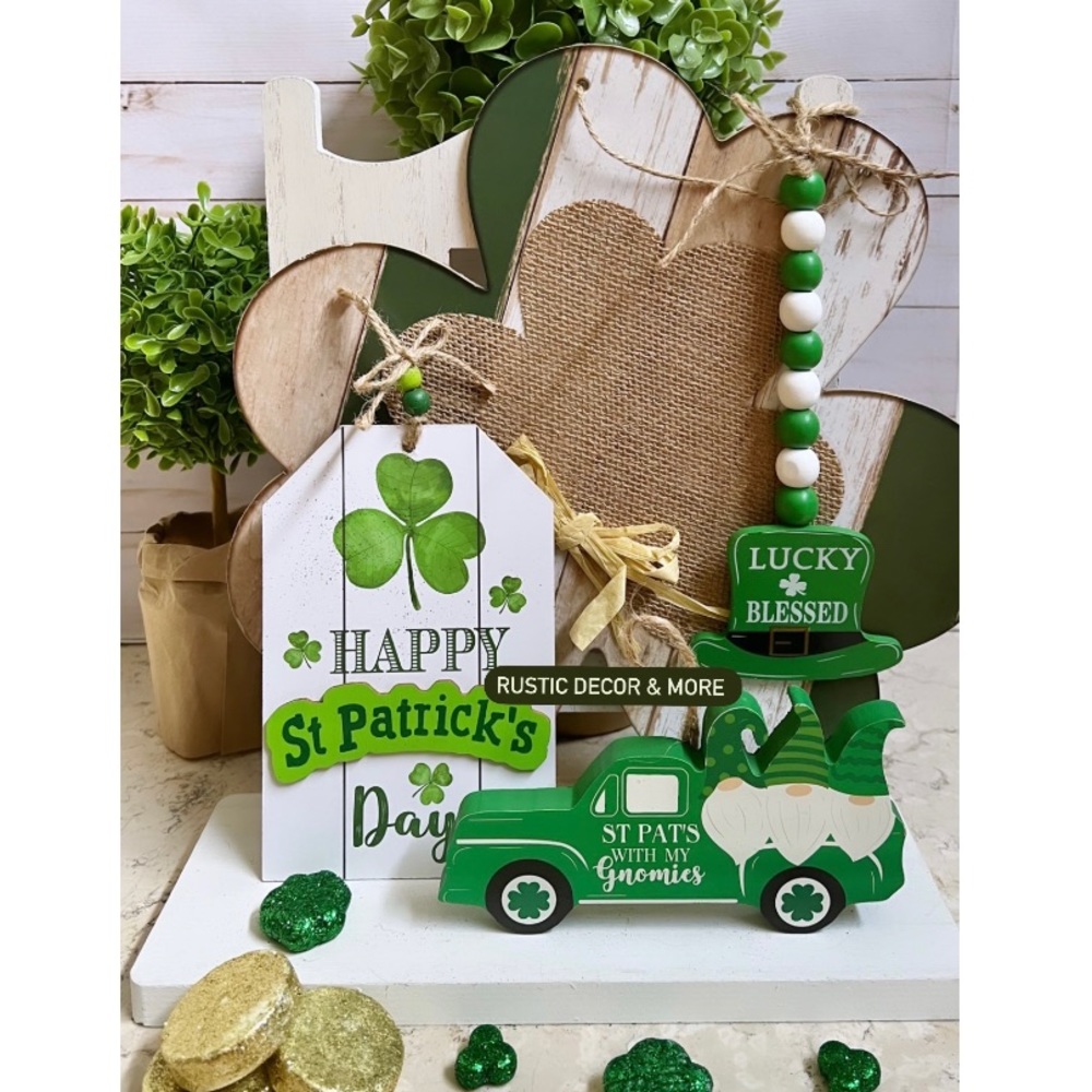 ☘️St. Patrick’s Day TierTray Decor 3 pc Set